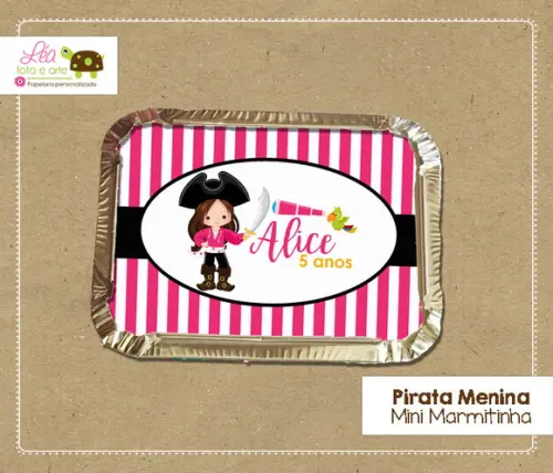 Marmitinha Pirata Menina