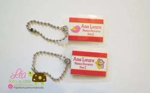 Tag para Mochila Jardim