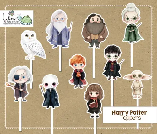 Topo Bolo Festa Harry Potter