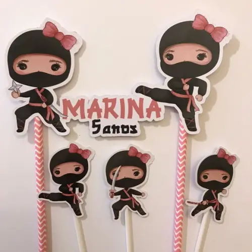 Topo Bolo Ninja Menina