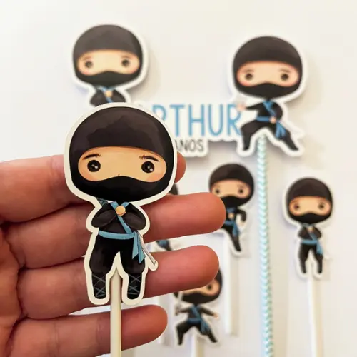 Topo Bolo Ninja Menino