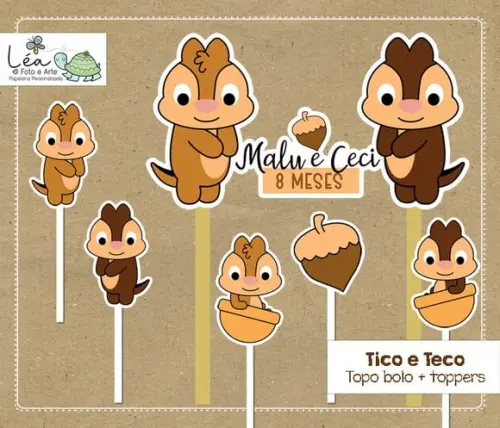 Topo Bolo Tico e Teco