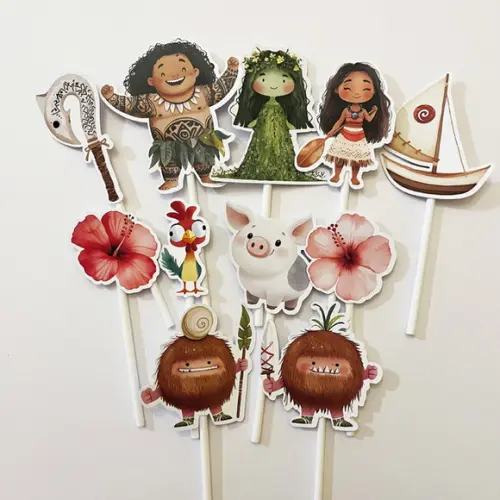 Topo de Bolo Aniversário Moana