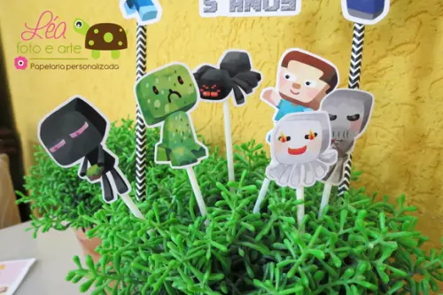 Topo de Bolo Minecraft