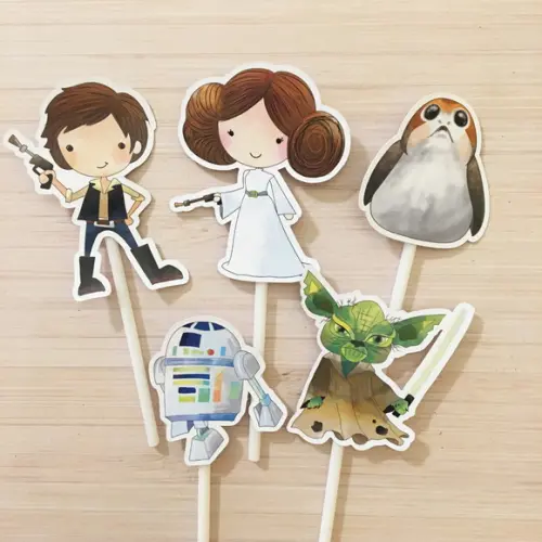 Topo de Bolo Star Wars