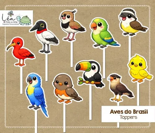 Topper Aves do Brasil