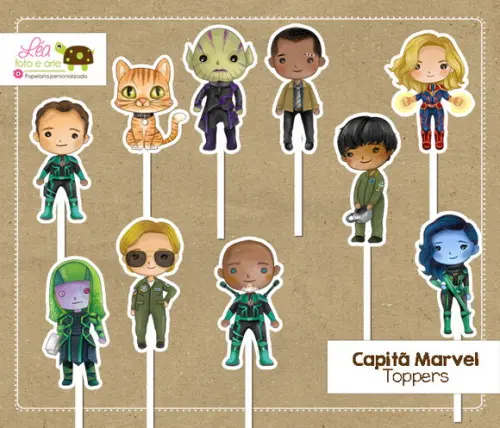 Topper Capitã Marvel