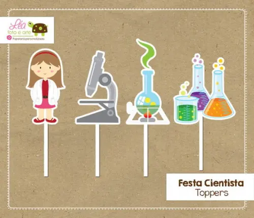 Topper Cientista Menina
