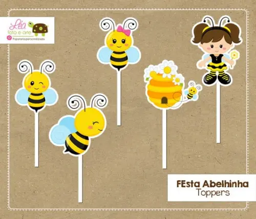 Topper Festa Abelhinha