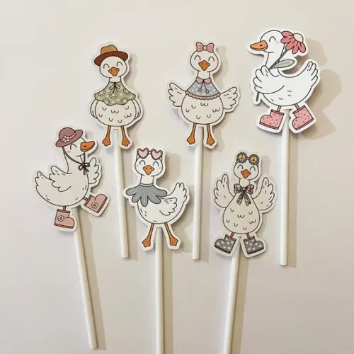 Topper Festa Infantil Gansos