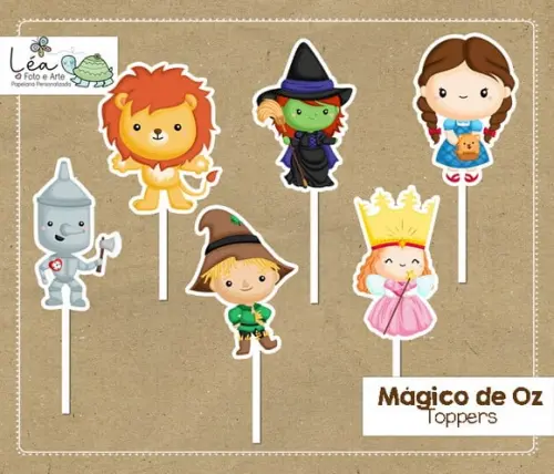 Topper Festa Mágico de Oz