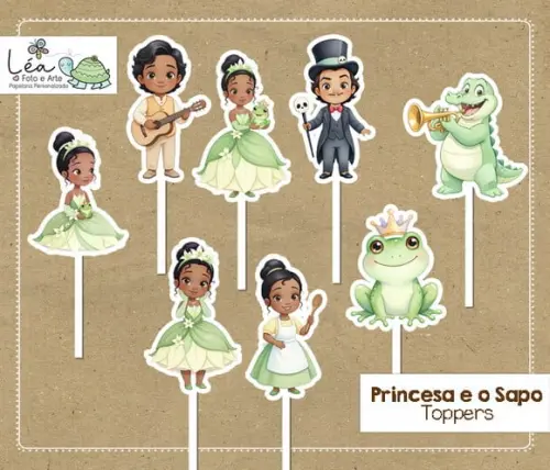Topper Festa Princesa Tiana