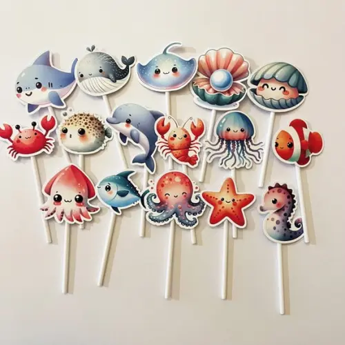 Topper para Docinhos Festa Fundo do Mar