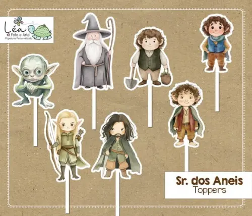 Topper para Docinho Senhor dos Anéis