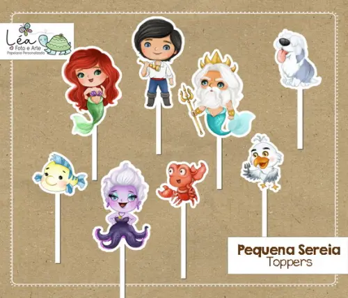 Toppers Pequena Sereia