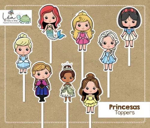 Topper Princesas