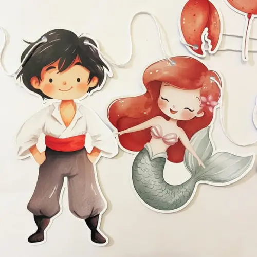 Varal Ariel Pequena Sereia