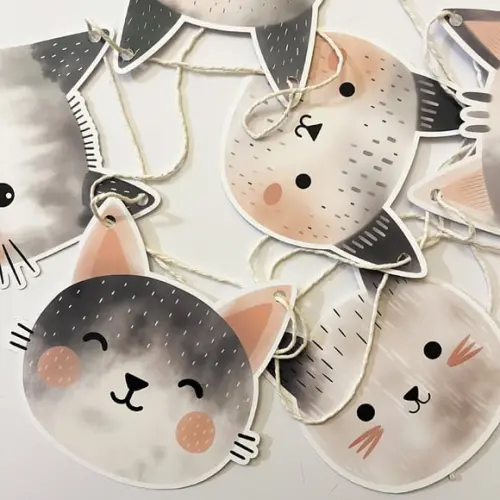 Varal Festa Gatinhos