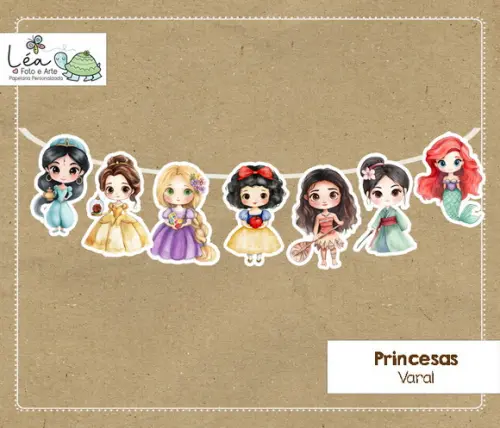 Varal Festa Princesas