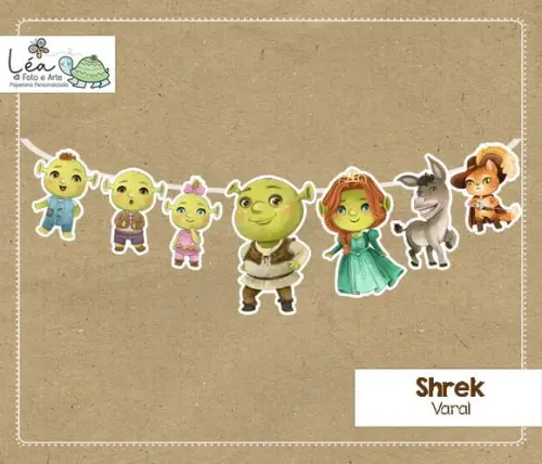 Varal Festa Shrek
