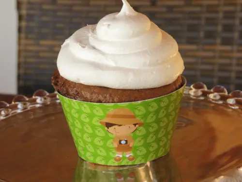 Wrapper para cupcake - festa safari