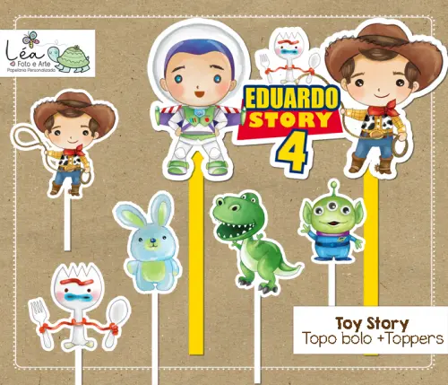Topo de Bolo Toy Story Menino
