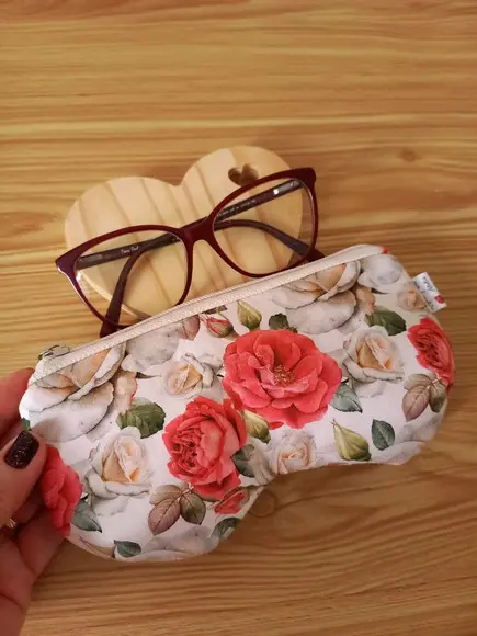 Porta Óculos em Tecido - Capa para Óculos - Case para Óculos