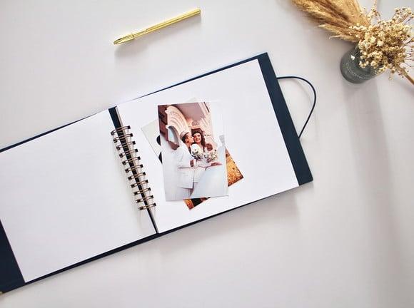 Álbum Guestbook Quadrado Casamento Livro De Mensagens Fotos