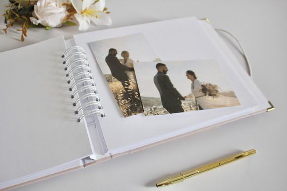 Guestbook Quadrado Personalizado Para Casamento Álbum De Memóri
