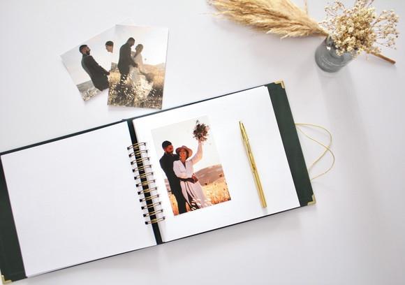 Guestbook Casamento Quadrado Livro De Assinaturas Álbum Polaroid