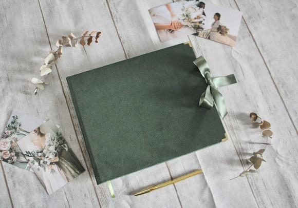 Guestbook Veludo Casamento Livro De Assinaturas Personalizado