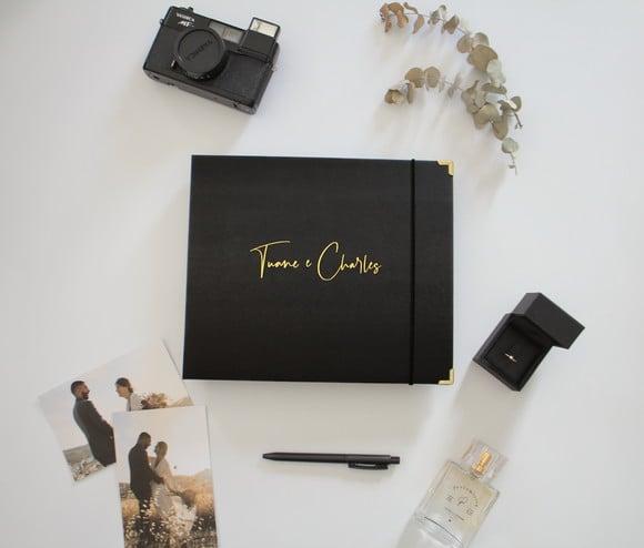 Livro de Assinaturas Personalizado Casamento Guestbook
