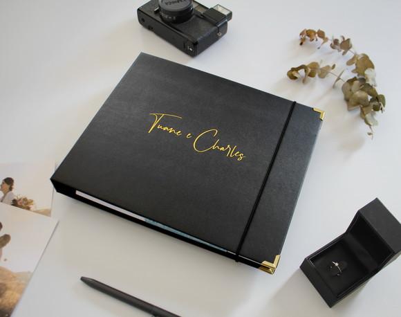 Livro de Assinaturas Personalizado Casamento Guestbook