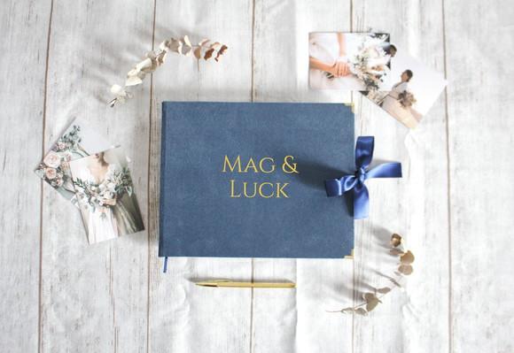 Guestbook Em Veludo Casamento Álbum Livro De Mensagens