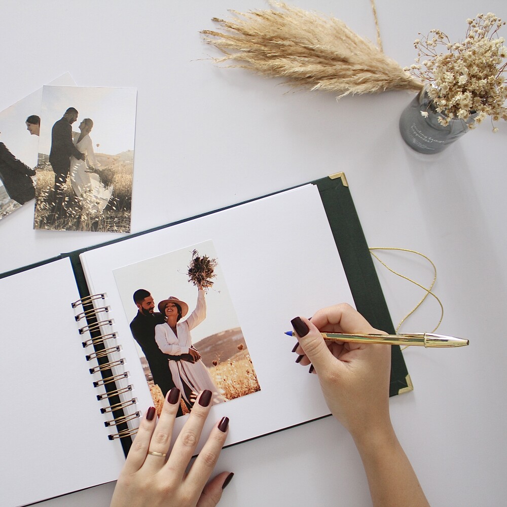 Guestbook Casamento Quadrado Livro De Assinaturas Álbum Polaroid