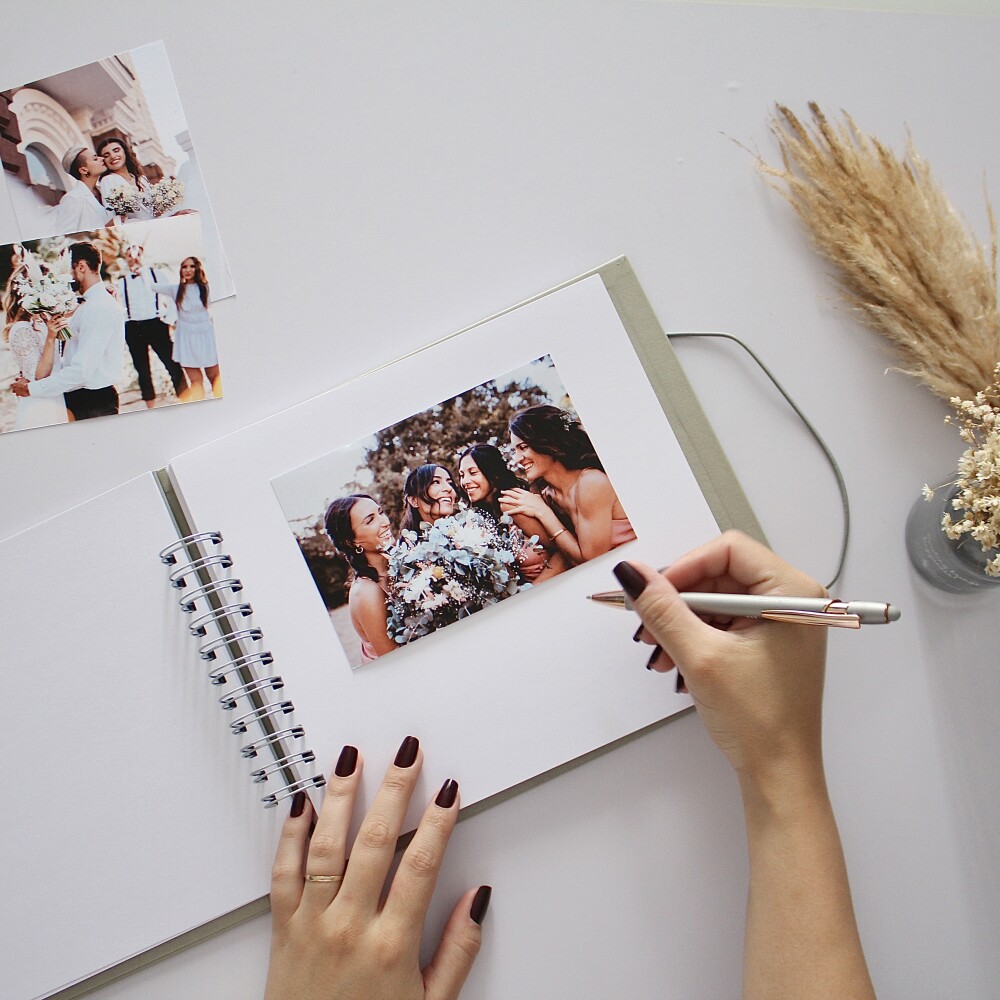 Guestbook Quadrado Personalizado Para Casamento Álbum De Memóri