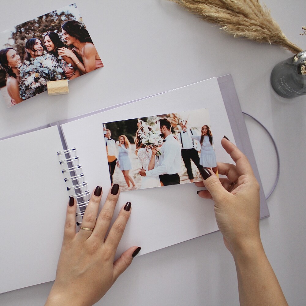 Livro de Mensagem Casamento Lilás