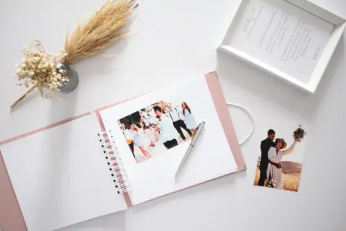 Guestbook Casamento Quadrado Livro De Assinaturas Álbum Polaroid