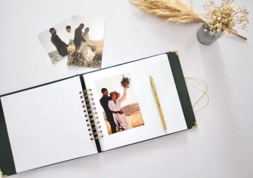 Guestbook Casamento Quadrado Livro De Assinaturas Álbum Polaroid