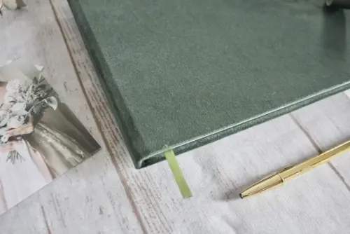 Guestbook Veludo Casamento Livro De Assinaturas Personalizado