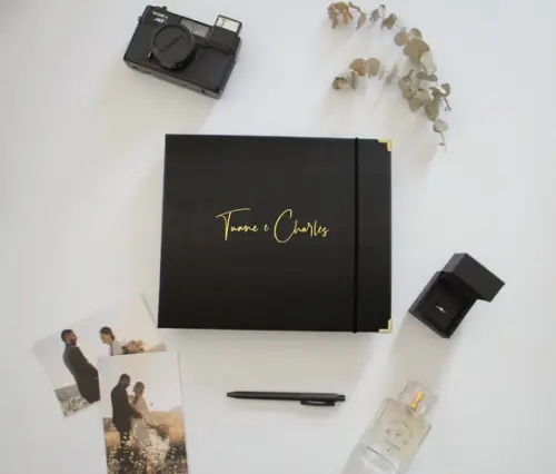 Livro de Assinaturas Personalizado Casamento Guestbook