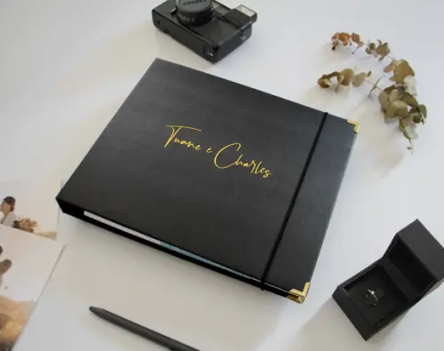 Livro de Assinaturas Personalizado Casamento Guestbook