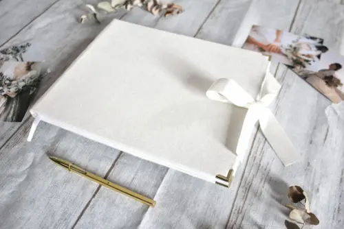 Guestbook Casamento Veludo Luxo Álbum Para Fotos E Mensagens
