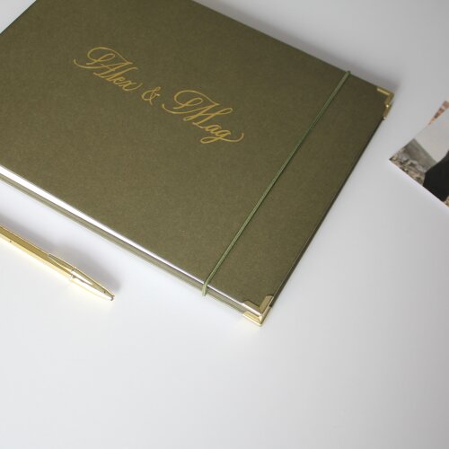 Guestbook Casamento Quadrado Livro De Assinaturas Álbum Polaroid
