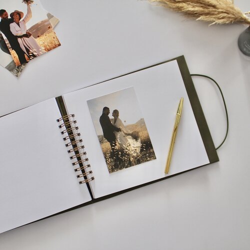 Guestbook Casamento Álbum Polaroid Quadrado Livro De Recados