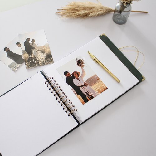 Guestbook Casamento Quadrado Livro De Assinaturas Álbum Polaroid
