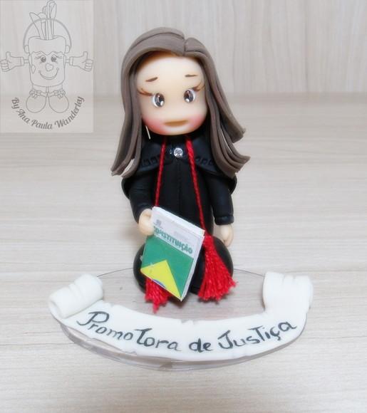 Boneca Promotora de Justiça Personalizada | Presente para Format