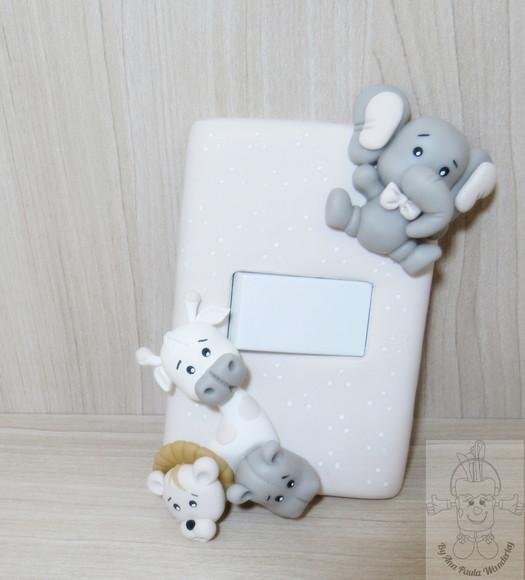 Interruptor Decorado Safari para Quarto Infantil | Decoração Pa