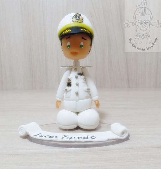 Boneco da Marinha Personalizado Artesanal | Presente Militar Excl