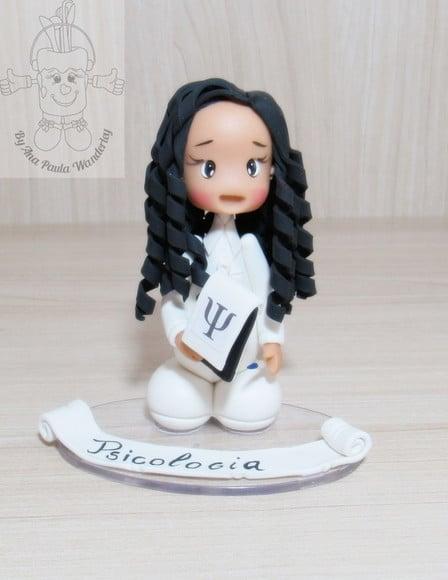 Boneca Profissão Psicóloga Personalizada | Miniatura Psicologia